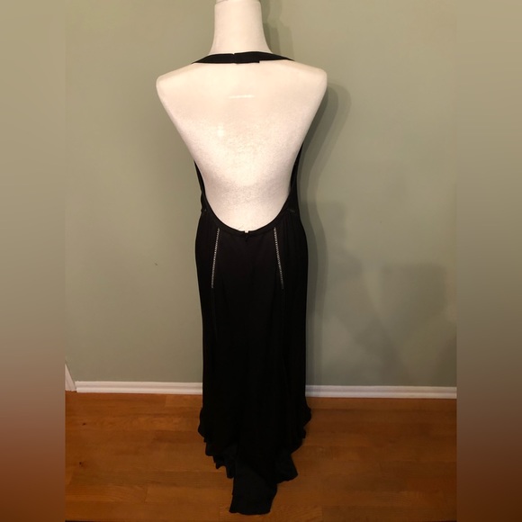 Versace Dress RARE Evening Gown Vintage Black Silk Halter Gianni Versace - Picture 6 of 13